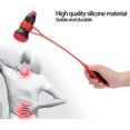 thumbnail image 3 of RV 1 martillo de masaje corporal, masajeador de flexión elástico de silicona multifuncional para aliviar la presión corporal (rojo+negro) BRILLAR Rojo Verde, 3 of 3