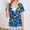Blue, variant on Post Shoulder Surgery Shirt for Women Mastectomy Shirts with Drain Pockets for Women Funny Print Short Sleeve Shirt Chemotherapy Must Haves