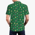 thumbnail image 3 of Balery Boba Milk Tea Printed Men’s Short Sleeve Polo Shirt, Midweight Men's Shirt,Golf Polo shirts -Medium, 3 of 8