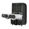 thumbnail image 2 of Restored Hisense 10,000 BTU (15,000 BTU ASHRAE) Dual Hose Portable AC with Heat Pump and Wifi, Gray (Refurbished), 2 of 9