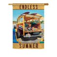 thumbnail image 2 of Breeze Decor 56073 Summer Surfer Girl 2-Sided Impression Garden Flag - 13 x 18.5 in., 2 of 2