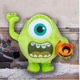thumbnail image 2 of 9 Inch Disney Monsters Inc Mike Wazowski w/ Pumpkin Animated Musical Halloween Plush Waddler - Plays "The Spooky Thing Swing", 2 of 4