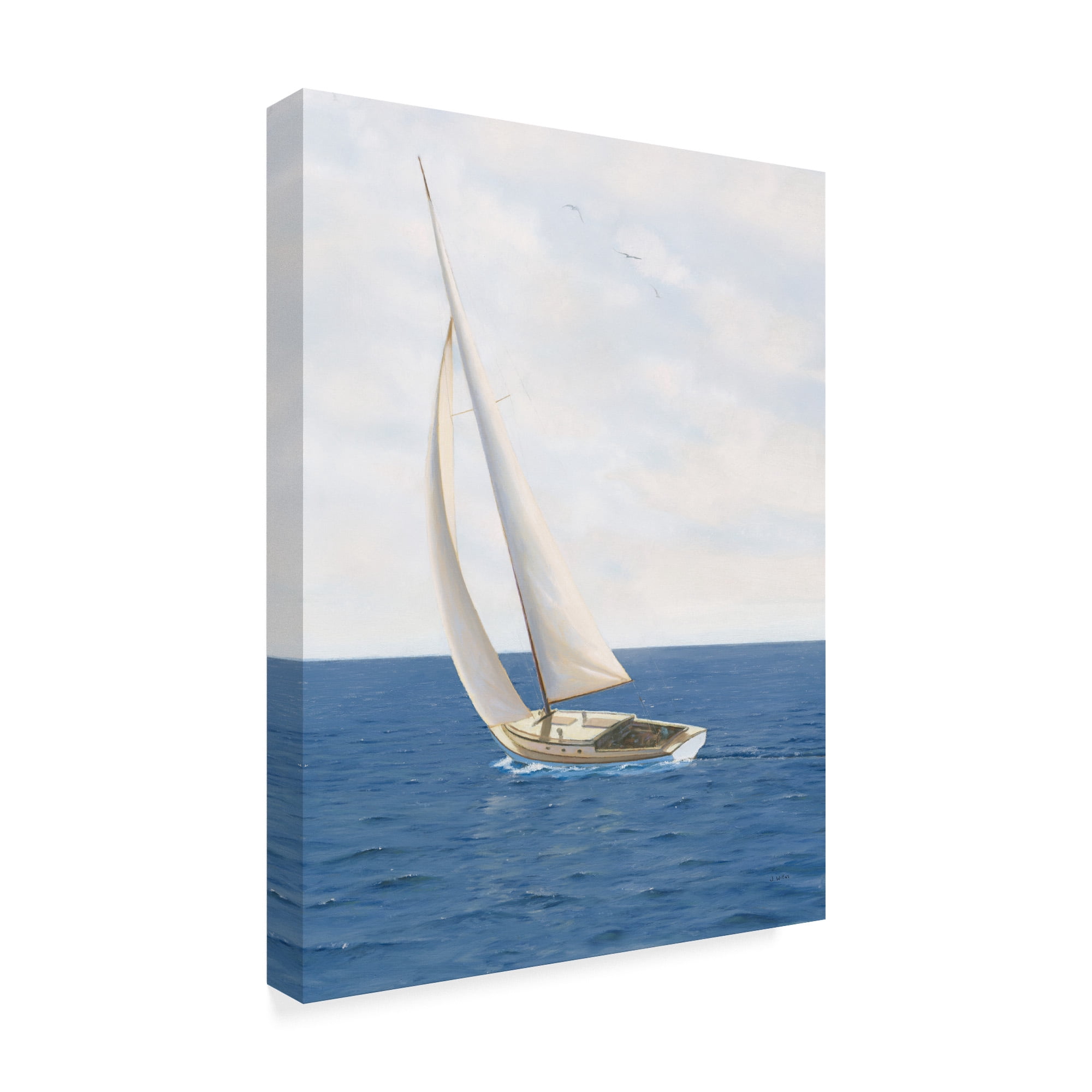 Trademark Fine Art 'A Day at Sea II' Canvas Art by James Wiens