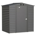 thumbnail image 1 of Arrow Select Steel Storage Shed, 6x5, Gris anthracite, 1 of 6