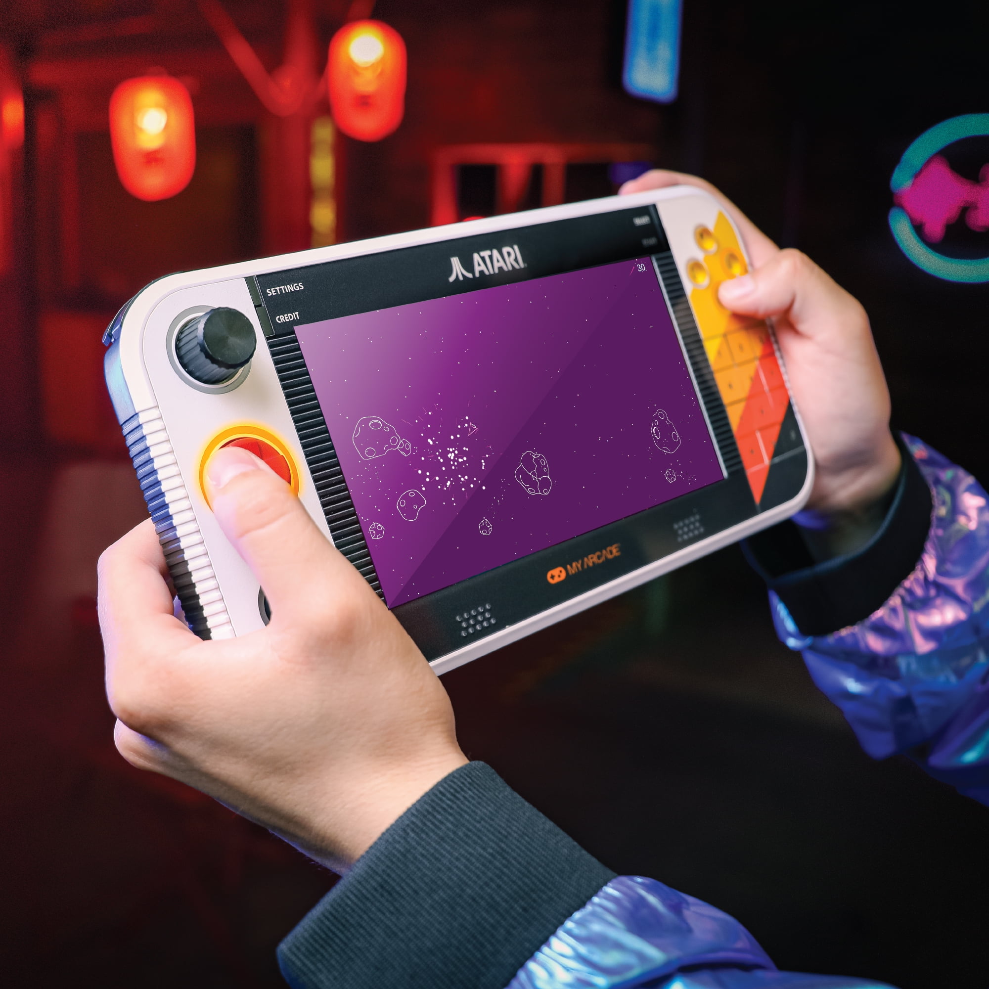 My Arcade - DGUNL-7065 Atari Gamestation Go Portable Handheld Gaming System Rechargeable