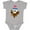 AC-Heather Grey, variant on Inktastic Memorial Day Baby Eagle with Patriotic Hat Boys or Girls Baby Bodysuit