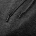 thumbnail image 5 of Winter Jackets Men's Solid Color Sweater Pullover Hooded Casual Long Sleeve Jacket Dark Gray,S, 5 of 8
