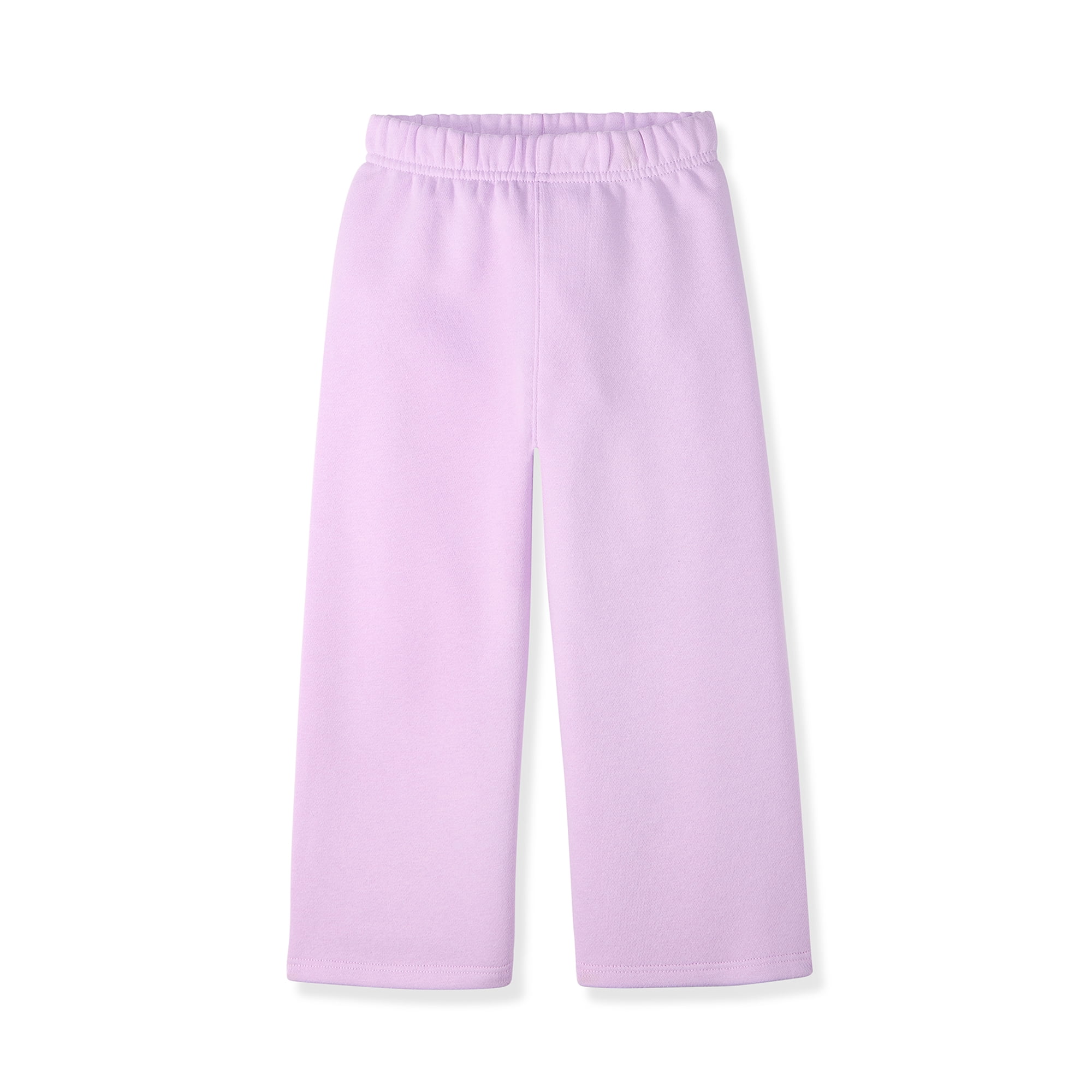 Garanimals Baby & Toddler Girls Fleece Sweatpants, Wide Leg, Sizes 0-6T