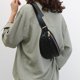 thumbnail image 5 of Bolsa s de pecho de tendencia para mujer de cintura de Ehuebsd cuero PU de Color sólido bolso cruzado de hombro para mujer bolsos diarios para teléfono Shopper 20, 5 of 9