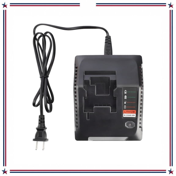 BigNewPowered Charger For Porter Cable 18V Lithium-Ion,NiCad,NiMh Battery type 2 battery