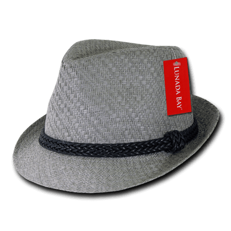 LUNADA BAY Lightweight Paper Straw Fedora Hat