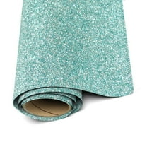 Siser Glitter Heat Transfer Vinyl – Mint HTV Iron on Vinyl – 12” x 3 Foot ( 36 inches / 1 yard )