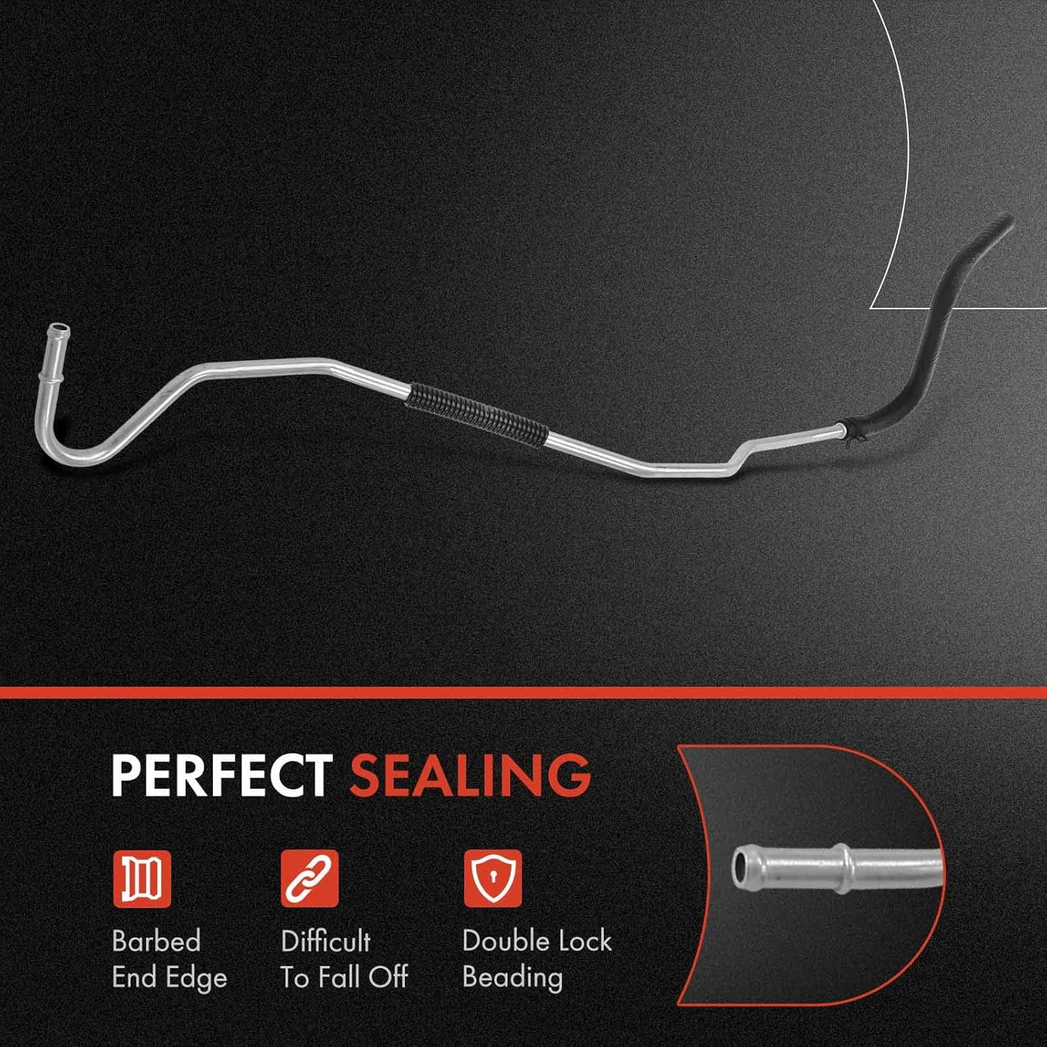 A-Premium Power Steering Return Hose Line Assembly Compatible with Toyota Camry 2002-2006, Solara 2004-2008 & Lexus ES300 2002-2003, ES330 2004-2006, GS300 2002-2005, Intermediate Pipe