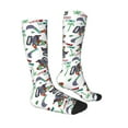 thumbnail image 3 of Bingfone Compression Socks For Women And Men Long Socks For Running Athletic Cycling Nurse-Dinosaur On Excavator2, 3 of 9