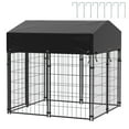 thumbnail image 6 of BingoPaw Playpen Welded Wire Dog Kennel W/ Cover, 4.2 ft. x 4 ft. x 4.4 ft, 6 of 10