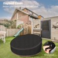 thumbnail image 2 of Outdoor Daybed Cover, 90" x 33" Round Patio Sofa Cover, Heavy Duty Waterproof Daybed Cover, 210D Oxford Cloth Patio Garden Furniture Sofa Canopy Daybed Cover, 2 of 6