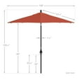 thumbnail image 5 of California Umbrella 9' Patio Umbrella in Sunset, 5 of 5