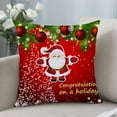 thumbnail image 4 of CNKOO Pillow Cover Decorative Washable Protective Polyester Christmas Pattern Throw Pillow Case Festival Decor for Office, 4 of 8