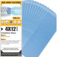 thumbnail image 1 of czcpp-15 Pcs 4" x 12" Air Vent Filters for Home, Reusable & Washable, 3 Layers Register Vent Filters for Indoor Grille Filtration, Reduce Dander, Dirt, Dust and Pollen, Floor Vent Filters (Blue), 1 of 4