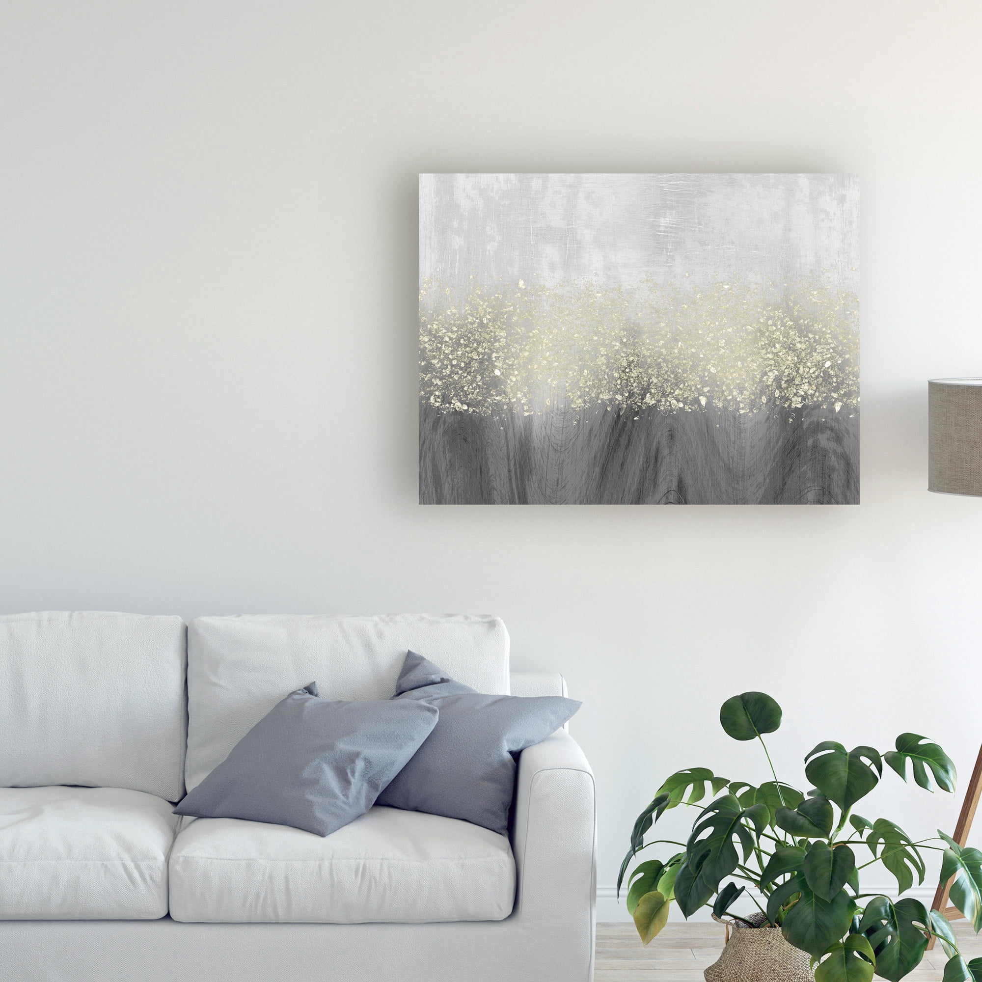 Trademark Fine Art 'Glitter Swirl II' Canvas Art by Jennifer Goldberger