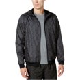 thumbnail image 1 of Ideology Mens Reflective Printed Windbreaker Jacket, Black, XXX-Large, 1 of 3