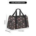 thumbnail image 3 of Rateoe French Bulldogs Pattern Gym Bag for Women, Duffle Bag for Travel with Wet Pocket, Carry on Weekender Bags for Women, Water Resistant Travel Bag Duffel Bag, 3 of 7