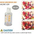 thumbnail image 3 of LeMeng 3W T10 Base de Coin RV 921 Ampoule, 2700k Blanc Chaud, 12vac/dc Jardin Jardin Patio Allée, 3 of 5