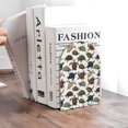 thumbnail image 6 of KLL Various Turtle Print Wood Book Ends for Shelves,1 Pair Wood Bookends Book Holder Stand Decorative, Book Stoppers for Heavy Duty Books CD File Video Games, 6 of 8