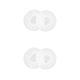 thumbnail image 2 of Cateissary 100 Uds. Fundas para auriculares, almohadillas livianas para los oídos, Protector sanitario para auriculares, fundas para auriculares Blanco 100 piezas 2piezas, 2 of 6