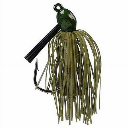 UPC: 0051034152456 | Strike King Bitsy Flip Jig 1/4oz Watermelon Bass Jig
