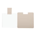 thumbnail image 5 of Unique Bargains 1 Pc Square Shape Makeup Mirror Light Beige, 5 of 5