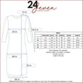 thumbnail image 4 of 24seven Comfort Apparel Criss Cross Neckline Cold Shoulder Maternity Dress, 4 of 4