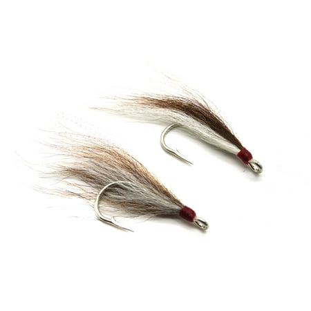 UPC: 0818078015556 | Run Off Lures Buck Tail Teaser for Striper/Fluke  5/0 – 2 Pack  Olive