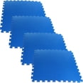 thumbnail image 5 of Baldosas de espuma Stalwart, paquete de 4 unidades, 1,5 m², azul entrelazado, 5 of 5