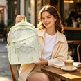 thumbnail image 5 of Aesthetic Backpack with Star Cutout Window, 15.74X12.59X5.11" Printed Casual Daypack, Clear Decor Backpack, Lightweight Commute Rucksack, Multi Pocket Storage Bag, Fashion Carry Backpack, 5 of 5