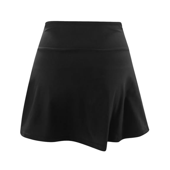 Sngxgn Pleated Skirt for Women Women's High Waisted Skorts Skirts for Women(Black,XXL)