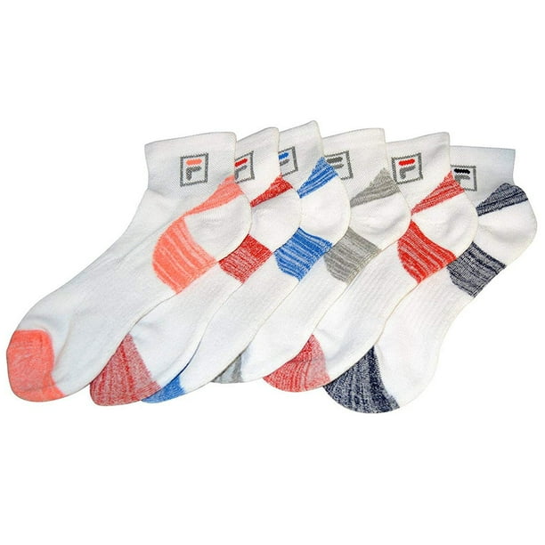 white fila socks