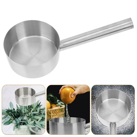 Niceauty 304 Stainless Steel Water Dipper With Handle For Cleaning Fruits 1Pcs
