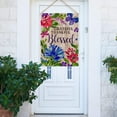 thumbnail image 6 of Grateful Thankful Blessed House Flag, Spring Summer Home Decorative Large Outdoor Flag Butterfly Flower Sign, Farmhouse Fall Autumn Garden Yard Lawn Outside Decoration Double Sided Decor 28x40, 6 of 6