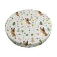 thumbnail image 2 of Lsque German Shepherd Dog Round Bar chair cushion covers Velvet Fabric Premium Comfort Protects from Scratches and Stains for 14-17 Inch Chair- 14 inch, 2 of 7