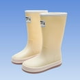 thumbnail image 2 of FRSASU Ladies High Top Waterproof Rain Boots for Casual Outdoor Wear Spring Summer Season Slip Resistant Sole Beige, 2 of 5