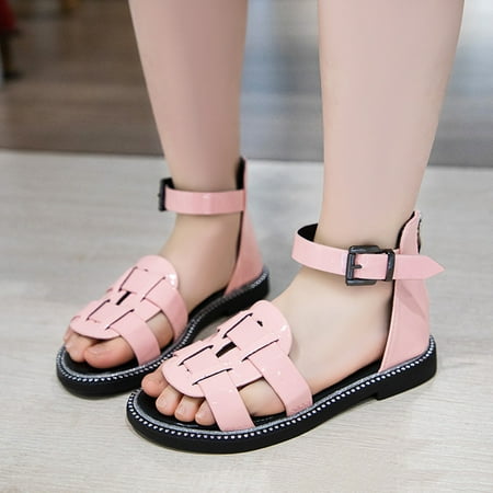 

Baby Princess Shoes Boys Sandals Toddler Kids Roman Retro Single Girls Baby Shoes