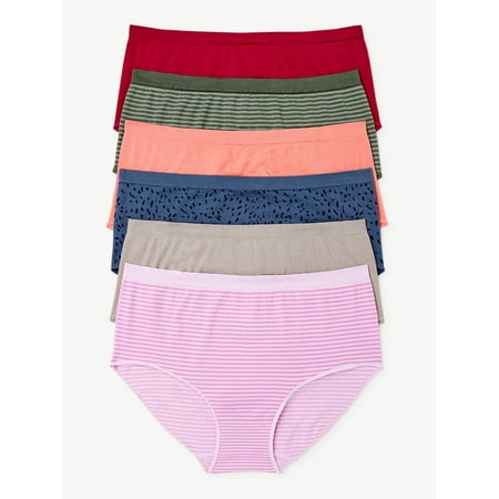 

Joyspun Women s Seamless Brief Panties 6-Pack Sizes XS to 3XL