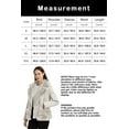 thumbnail image 6 of Giolshon Women's Faux Leather Jacket, Motorcycle Short Coat with Faux Fur Collar, Moto Biker PU Outerwear with Belt Fall and Winter, 6 of 7