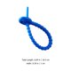 thumbnail image 3 of GOOHOCHY Organizador de cables de silicona ajustable, bridas para cables reutilizables, colores mezclados, 12 Uds., 3 of 7