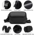 thumbnail image 4 of Generic Men's Dark Blue Nylon Waist Pack for Casual Use, Compact Size 20x14x5cm, Lightweight at 190g, 4 of 6
