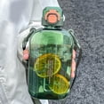 thumbnail image 3 of Botella De Agua Plana, Material De PC A Prueba De Fugas, Botella De Bebida Portátil Cuadrada Delgada De 750 Ml Para Deportes Al Aire Libre, Fitness, Camping, Senderismo,, 3 of 7