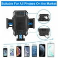 thumbnail image 5 of Adjustable Car Cell Phone GPS Holder Stand Auto Cup Holder for iPhone 12/11 Pro/XS Max/XR/X/8/7/SE/ Samsung Galaxy S20/S10/S9/S8/S7, 5 of 6
