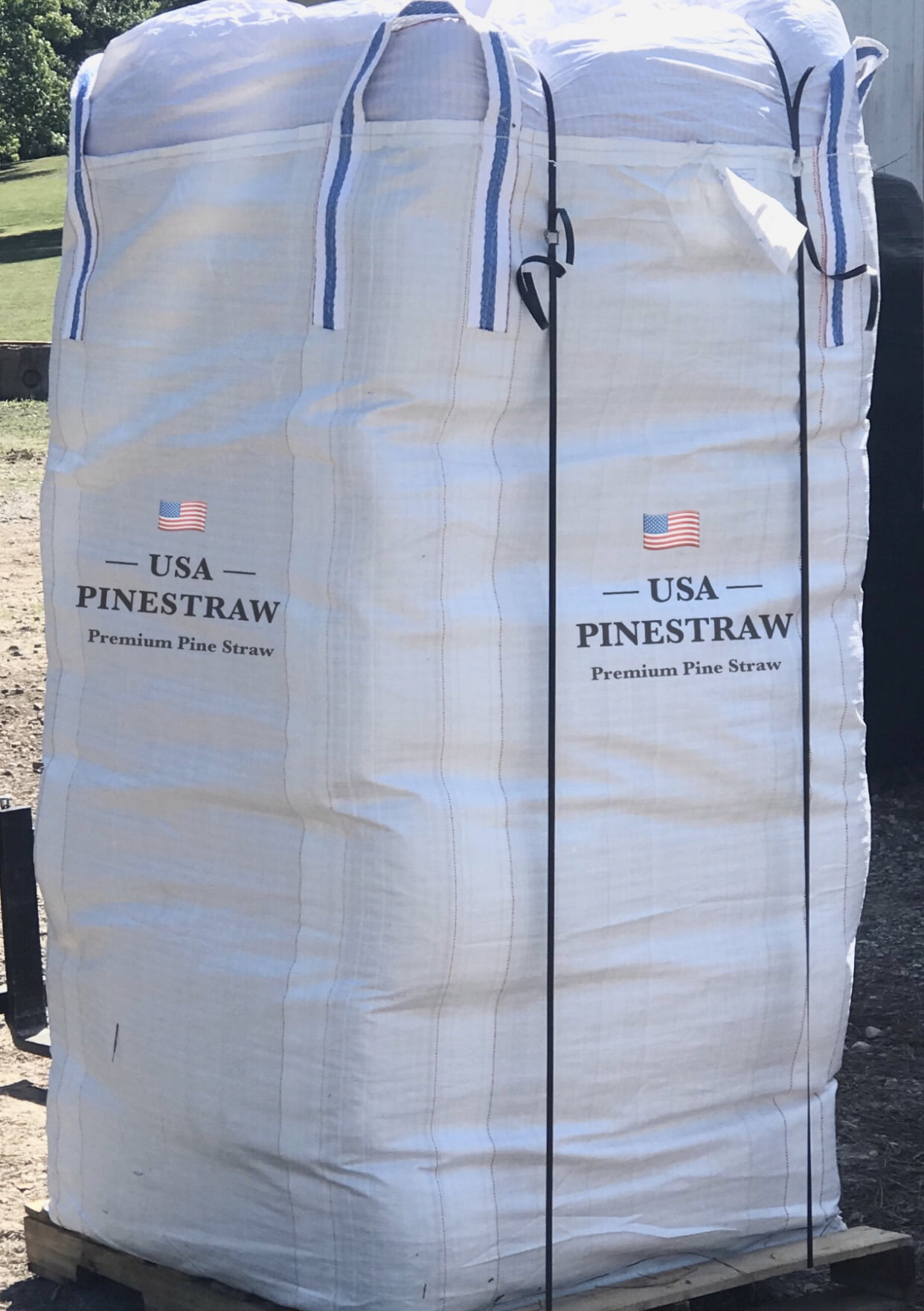 USA Pine Straw Premium Long Needle Pine Straw Mulch Covers up to