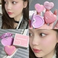 thumbnail image 1 of 1X Love Heart Shape Blush Blush Cream N1P4, 1 of 3